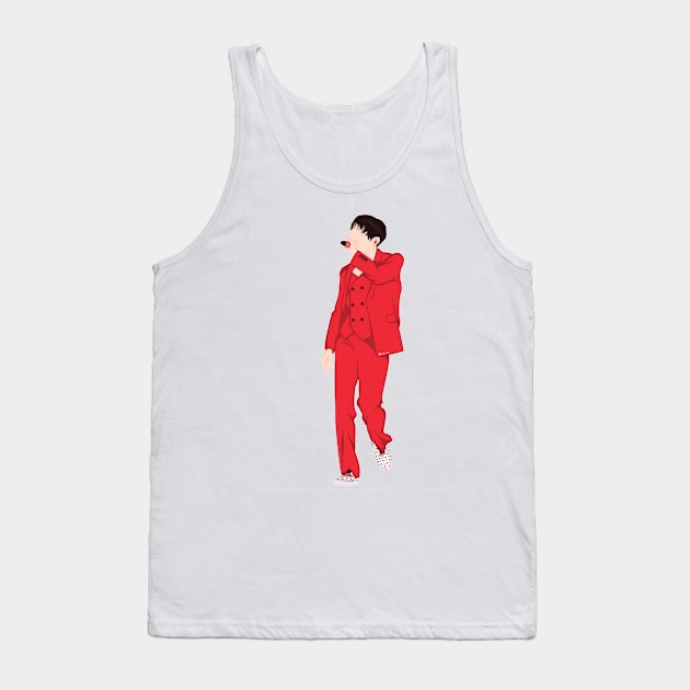 Jung Hoseok Of BTS Tank Top by kart-box